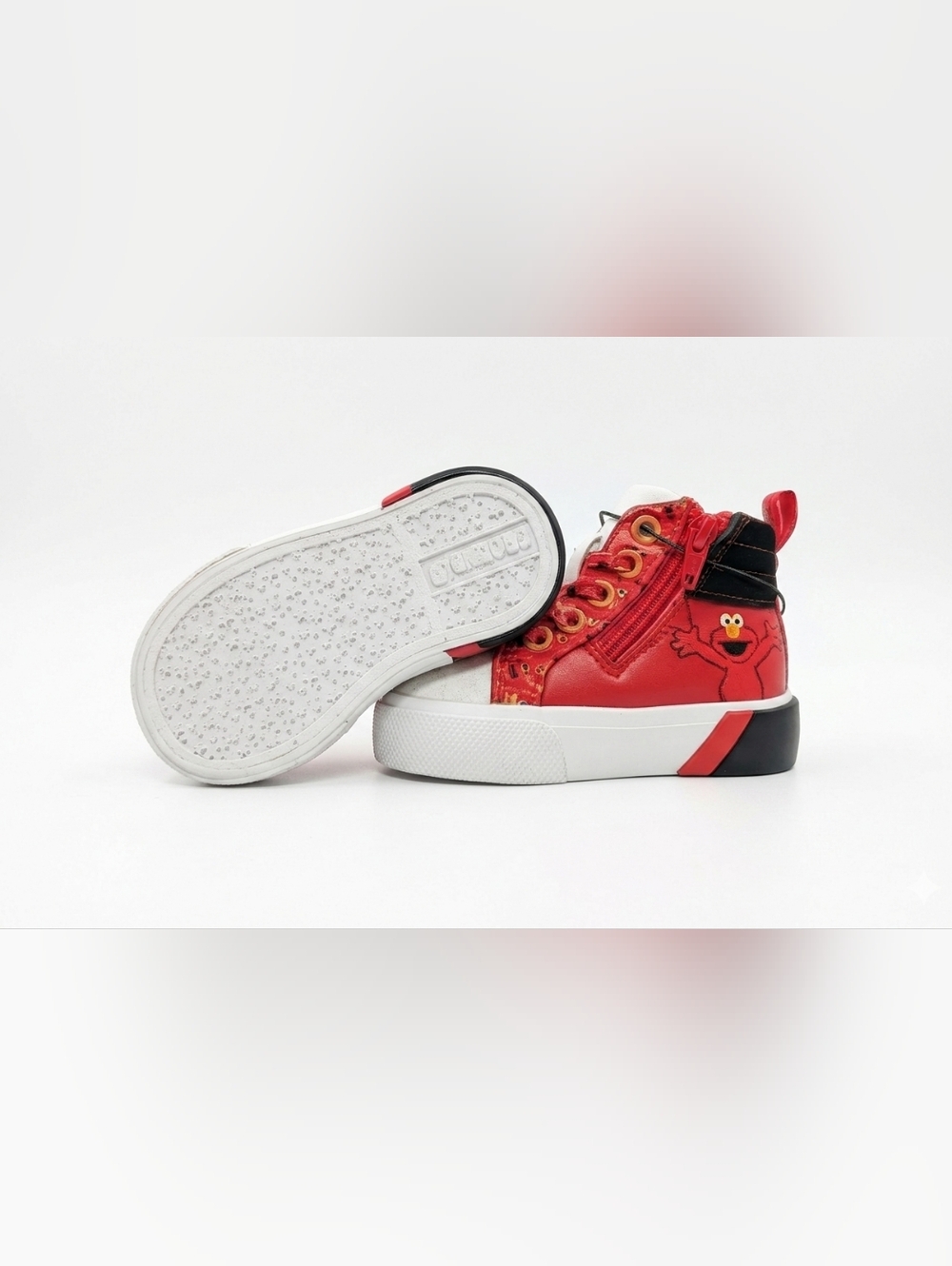 Sesame Street Elmo Toddler Hi-Top Sneaker Red Size 5